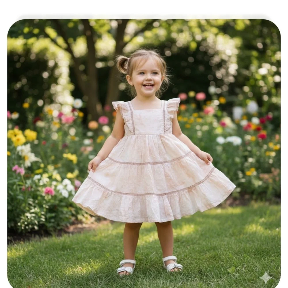 Jason Wu Kids' Light Peach Ruffle Blouse